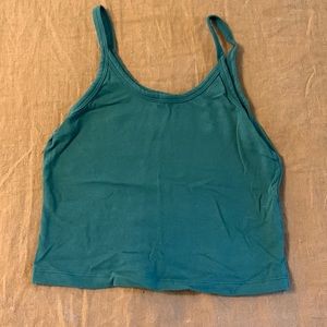 Arq green crop top